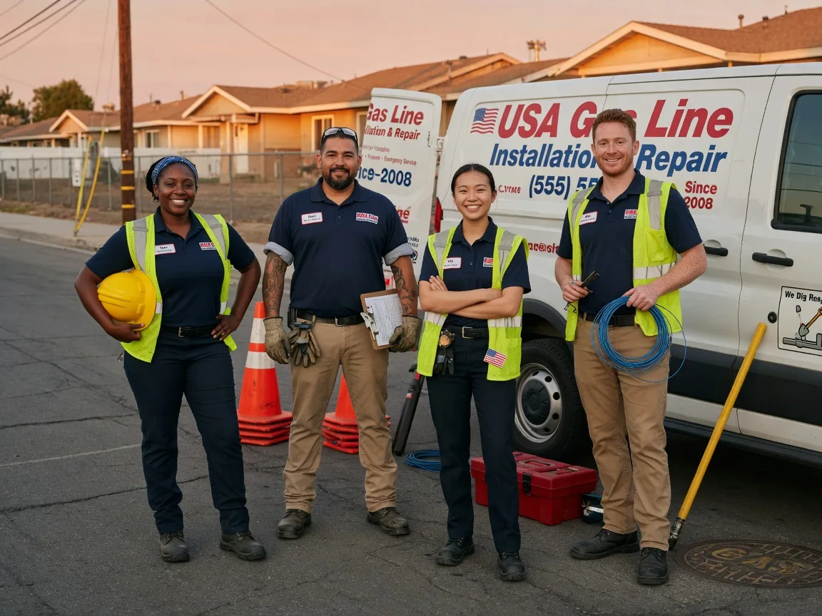Gas Line Installation company in Lopeno, TX